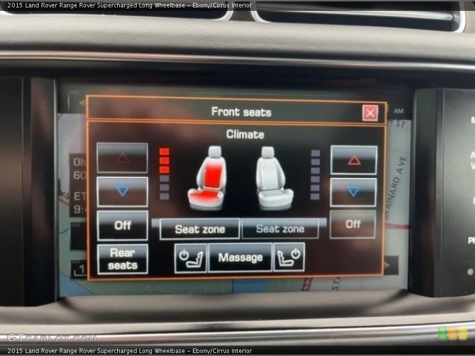 Ebony/Cirrus Interior Controls for the 2015 Land Rover Range Rover Supercharged Long Wheelbase #145333617