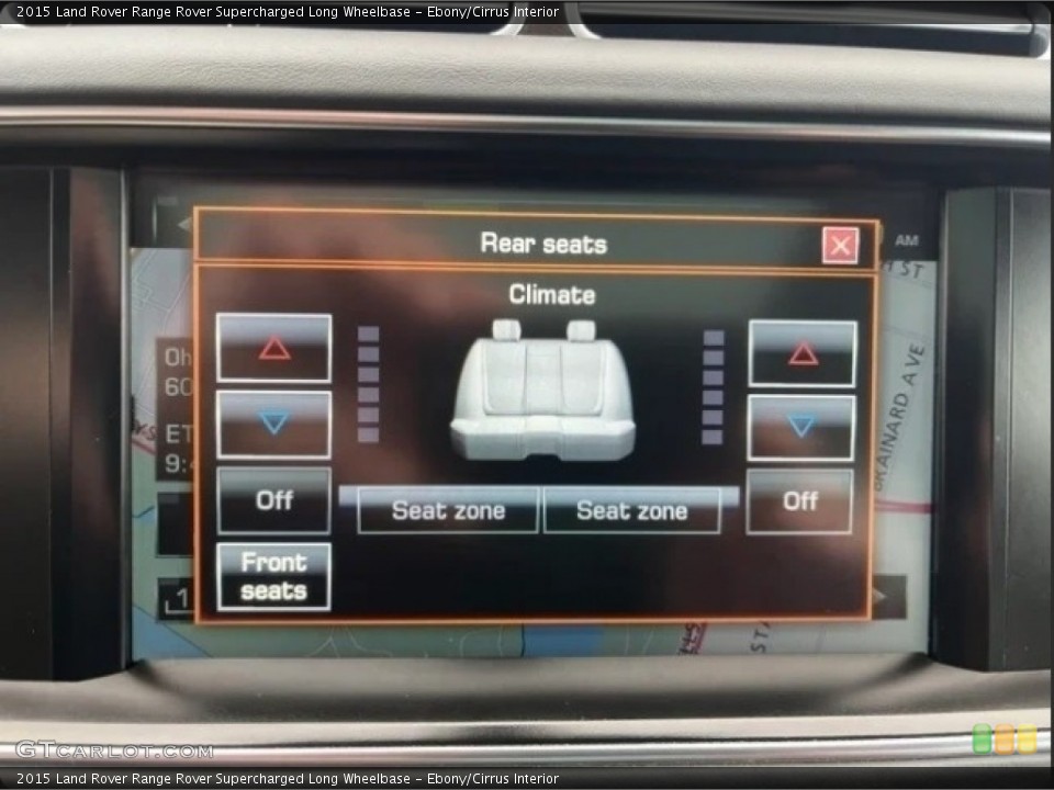 Ebony/Cirrus Interior Controls for the 2015 Land Rover Range Rover Supercharged Long Wheelbase #145333647