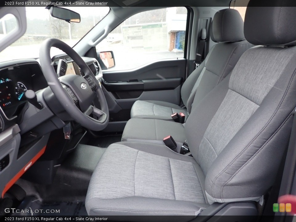 Slate Gray Interior Front Seat for the 2023 Ford F150 XL Regular Cab 4x4 #145333863
