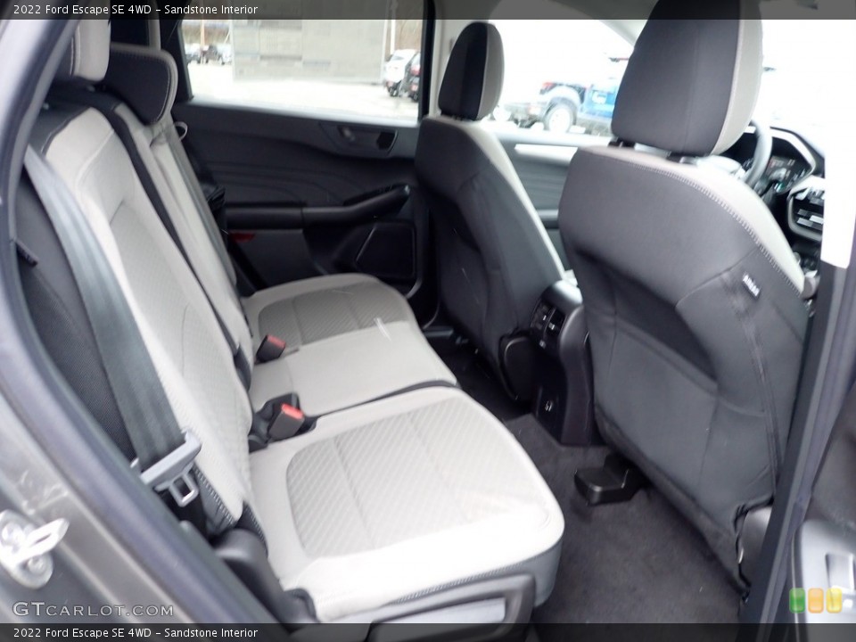 Sandstone Interior Rear Seat for the 2022 Ford Escape SE 4WD #145334469
