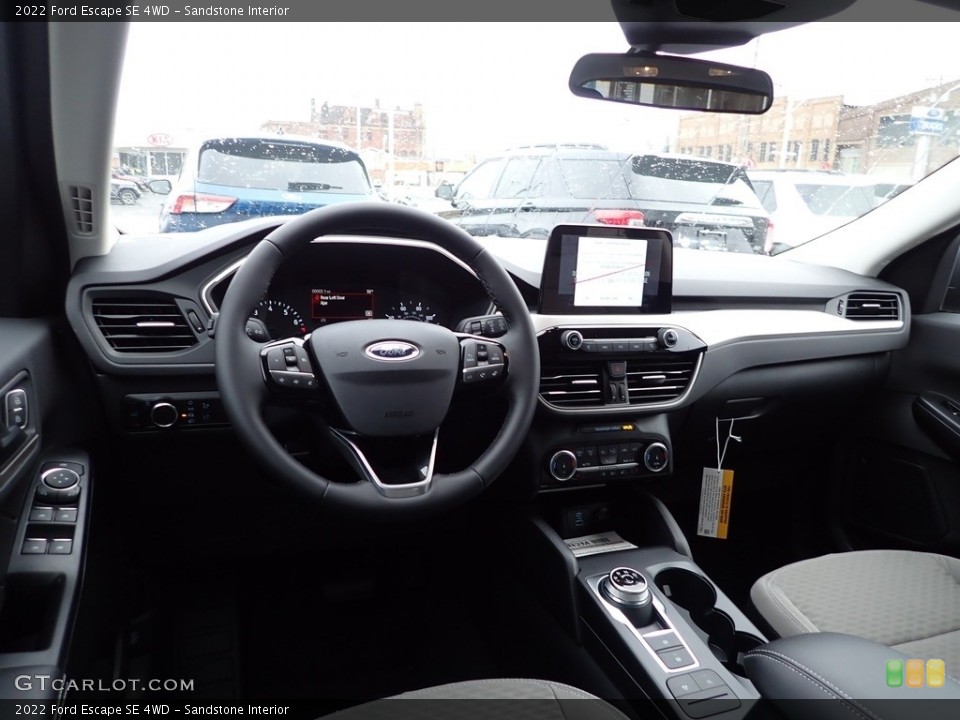 Sandstone Interior Dashboard for the 2022 Ford Escape SE 4WD #145334494