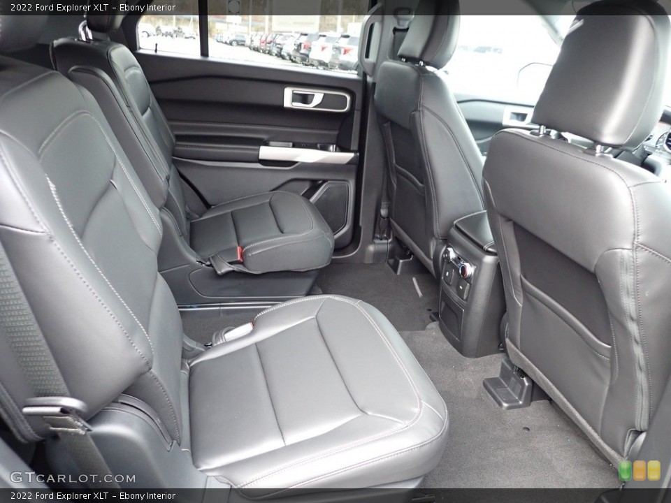 Ebony Interior Rear Seat for the 2022 Ford Explorer XLT #145334877