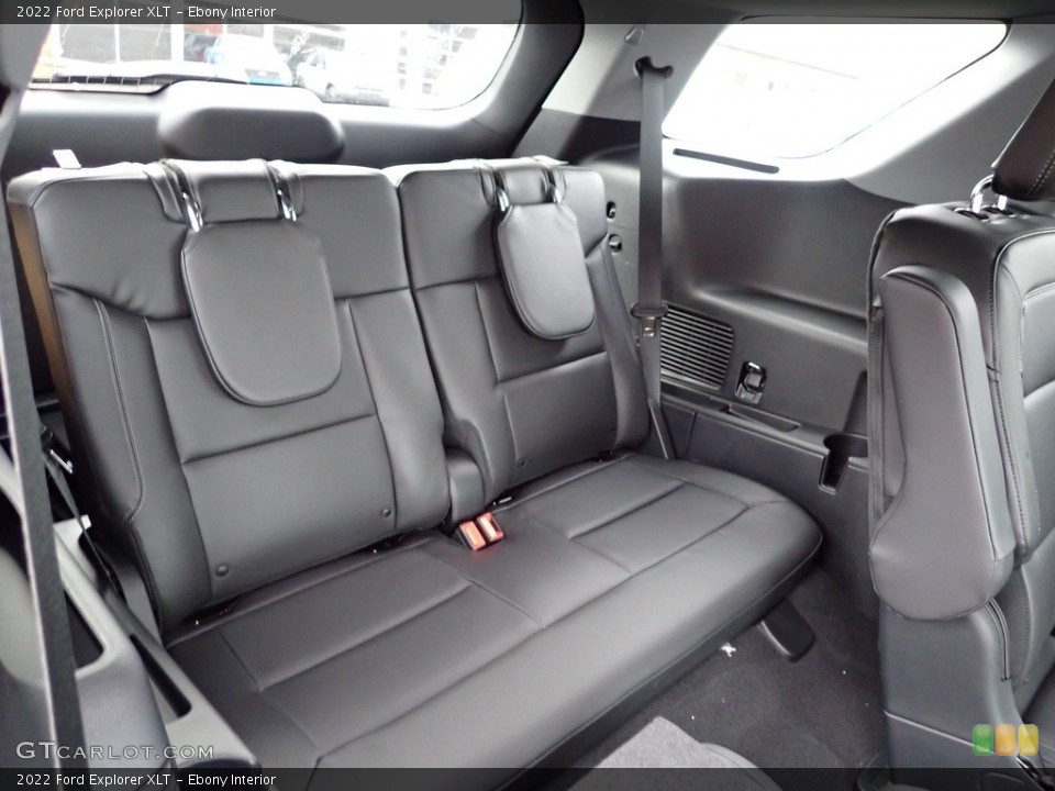 Ebony Interior Rear Seat for the 2022 Ford Explorer XLT #145334882