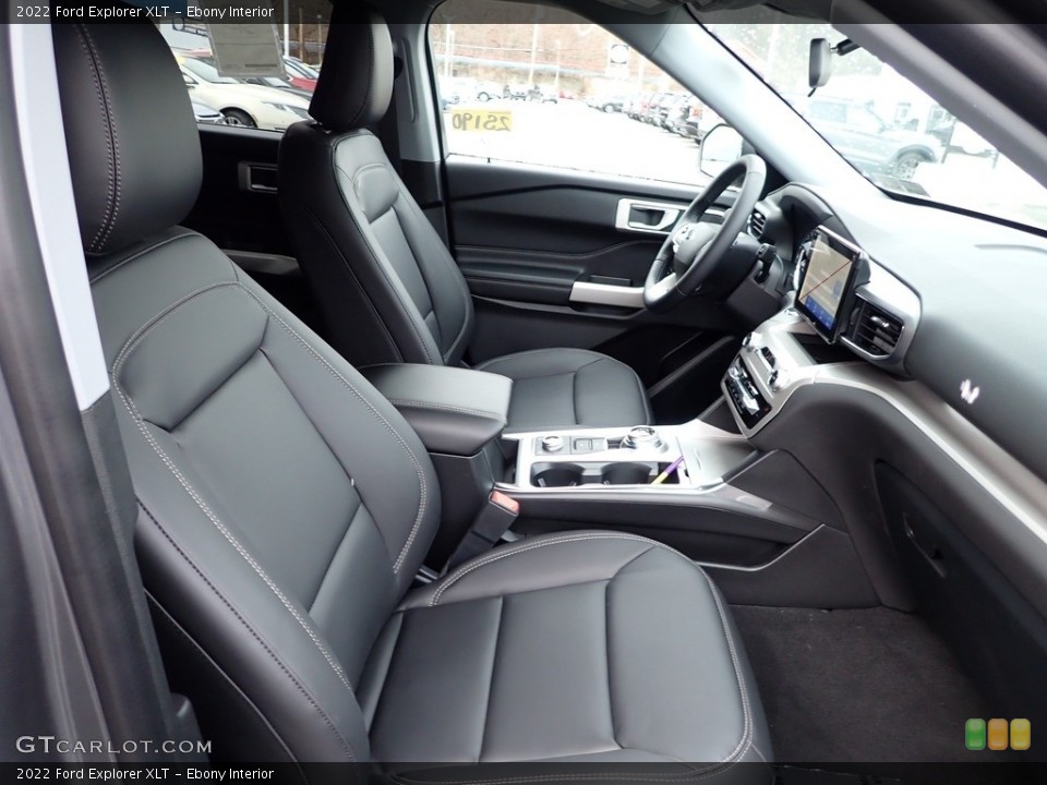 Ebony Interior Front Seat for the 2022 Ford Explorer XLT #145334888