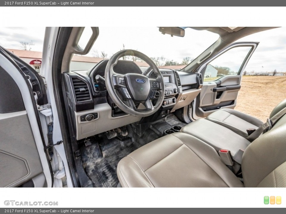 Light Camel Interior Prime Interior for the 2017 Ford F150 XL SuperCab #145335811