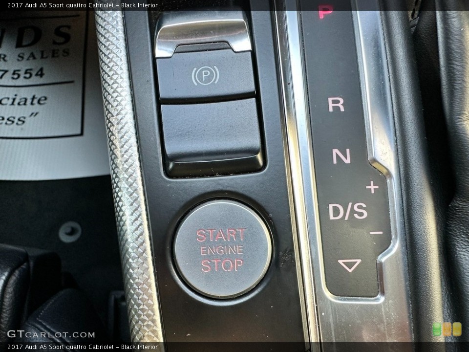 Black Interior Transmission for the 2017 Audi A5 Sport quattro Cabriolet #145338279