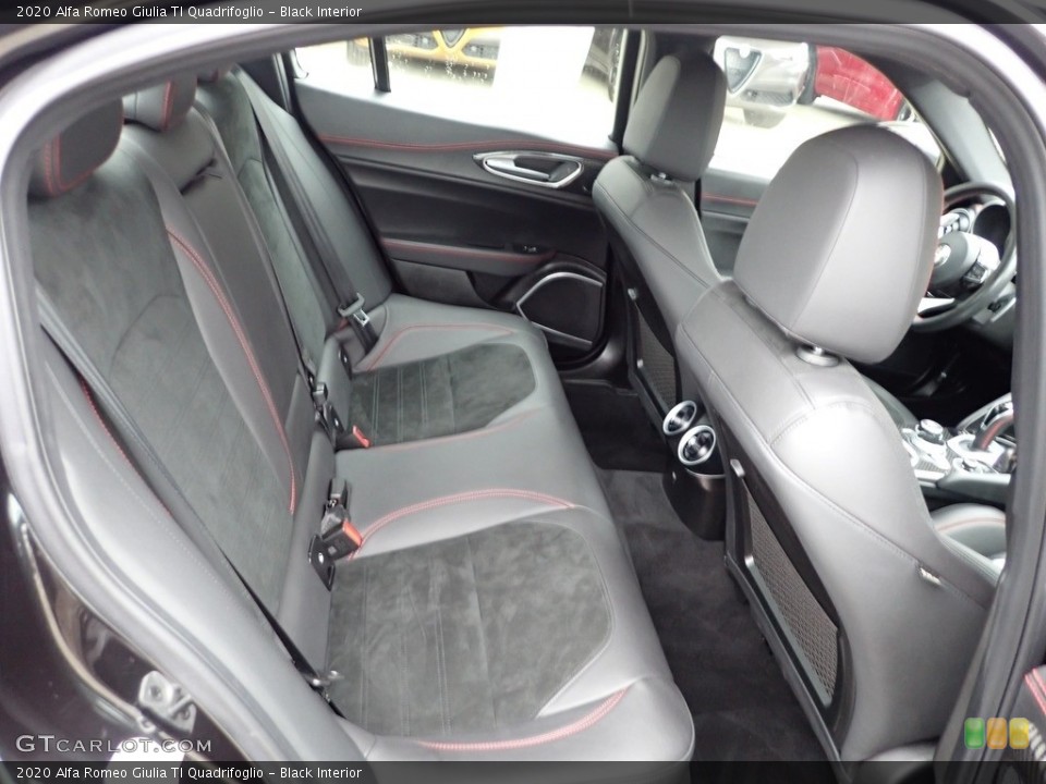 Black Interior Rear Seat for the 2020 Alfa Romeo Giulia TI Quadrifoglio #145338930
