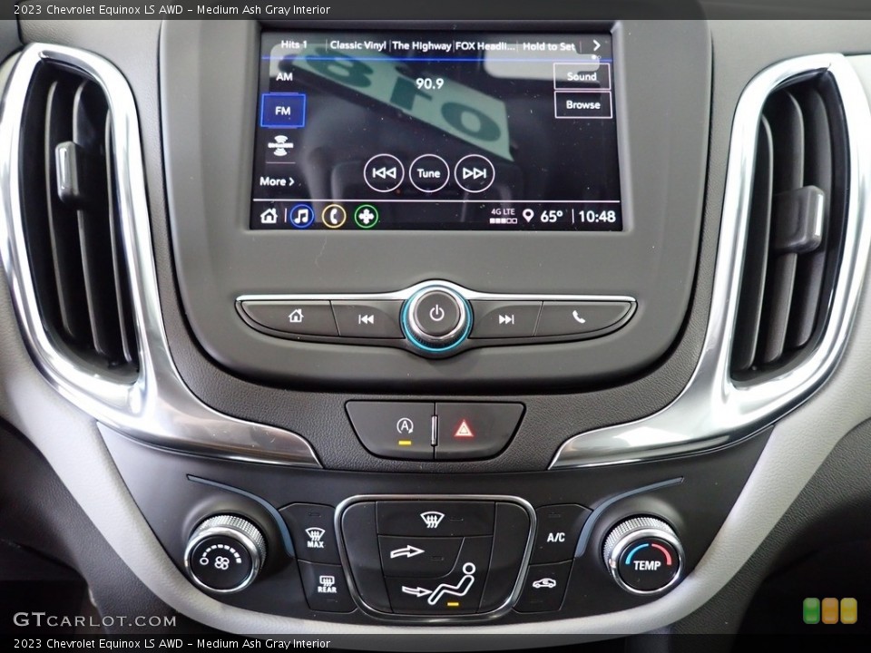 Medium Ash Gray Interior Controls for the 2023 Chevrolet Equinox LS AWD #145339476