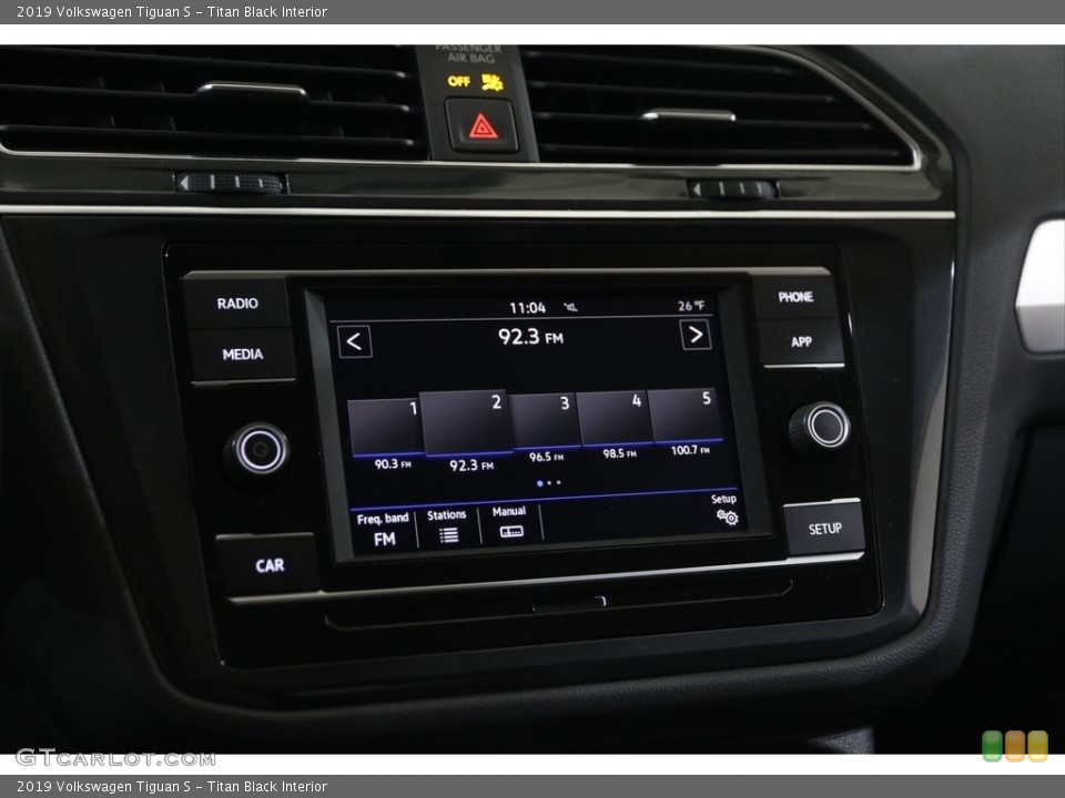 Titan Black Interior Audio System for the 2019 Volkswagen Tiguan S #145339485
