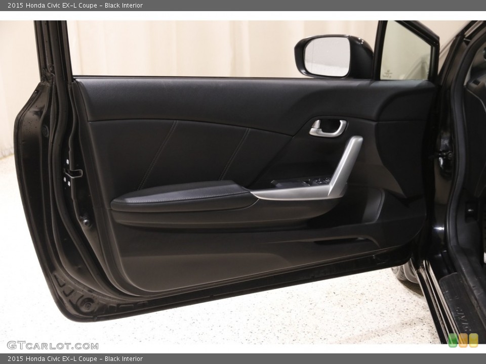 Black Interior Door Panel for the 2015 Honda Civic EX-L Coupe #145339798