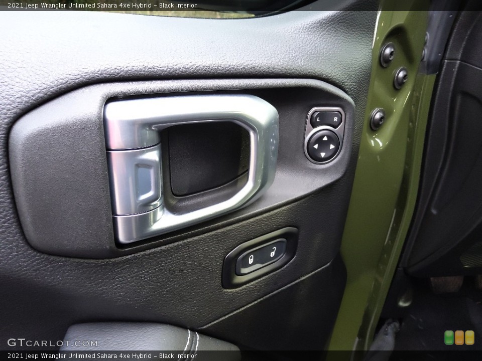 Black Interior Controls for the 2021 Jeep Wrangler Unlimited Sahara 4xe Hybrid #145339956