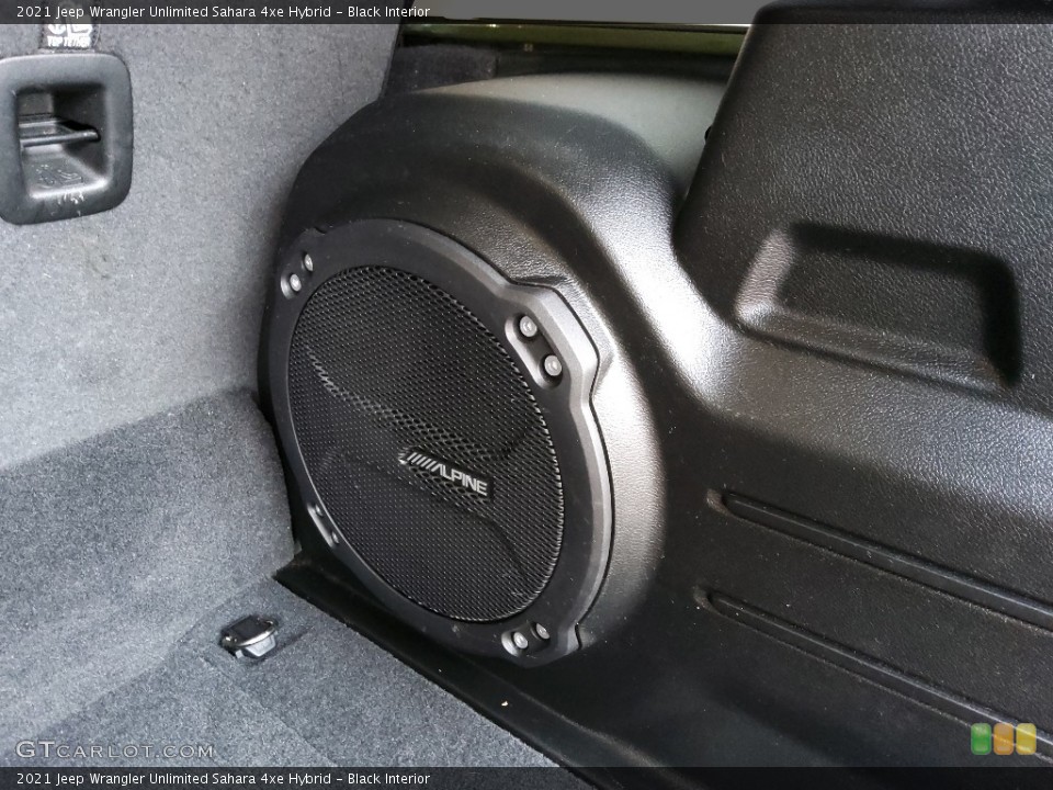Black Interior Audio System for the 2021 Jeep Wrangler Unlimited Sahara 4xe Hybrid #145340064