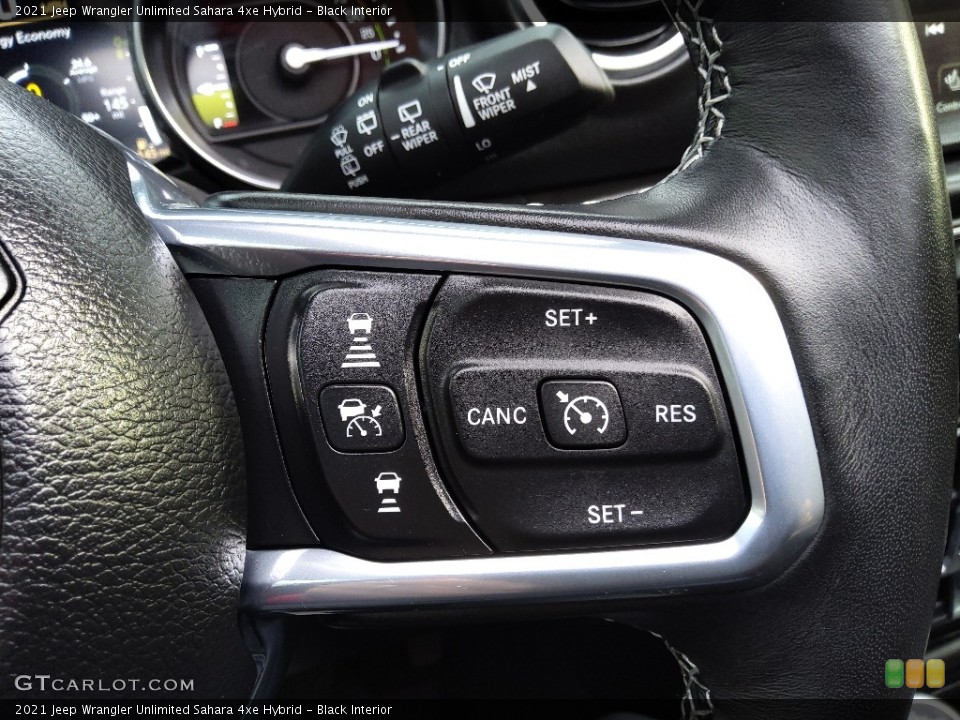 Black Interior Controls for the 2021 Jeep Wrangler Unlimited Sahara 4xe Hybrid #145340217