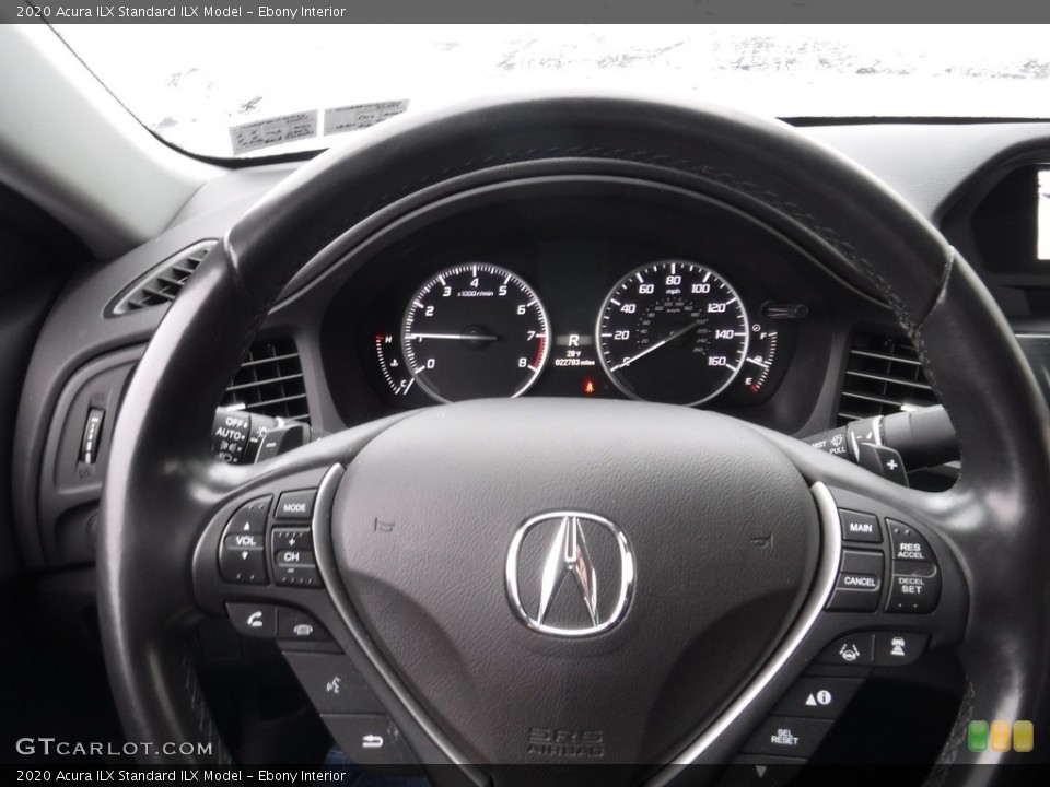 Ebony Interior Steering Wheel for the 2020 Acura ILX  #145342179