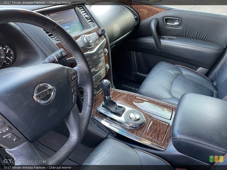 Charcoal Interior Front Seat for the 2017 Nissan Armada Platinum #145342959