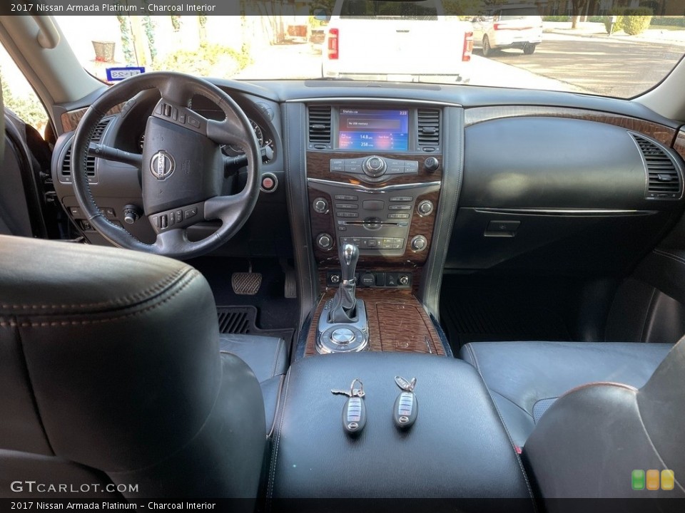 Charcoal Interior Dashboard for the 2017 Nissan Armada Platinum #145342974