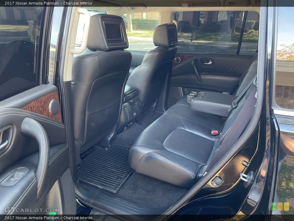 Charcoal Interior Rear Seat for the 2017 Nissan Armada Platinum #145343040