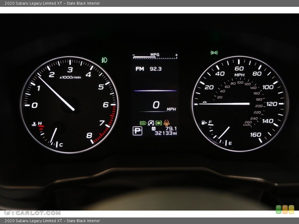 Slate Black Interior Gauges for the 2020 Subaru Legacy Limited XT #145345594