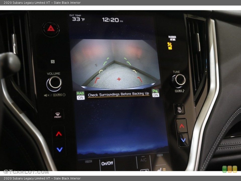 Slate Black Interior Controls for the 2020 Subaru Legacy Limited XT #145345717