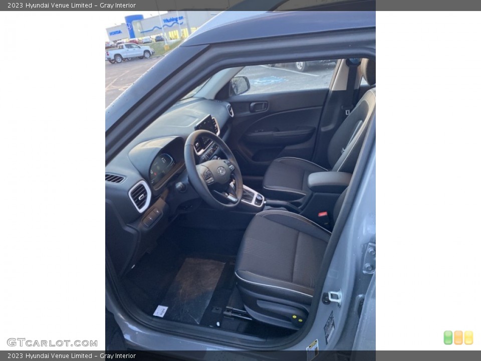 Gray Interior Photo for the 2023 Hyundai Venue Limited #145346911