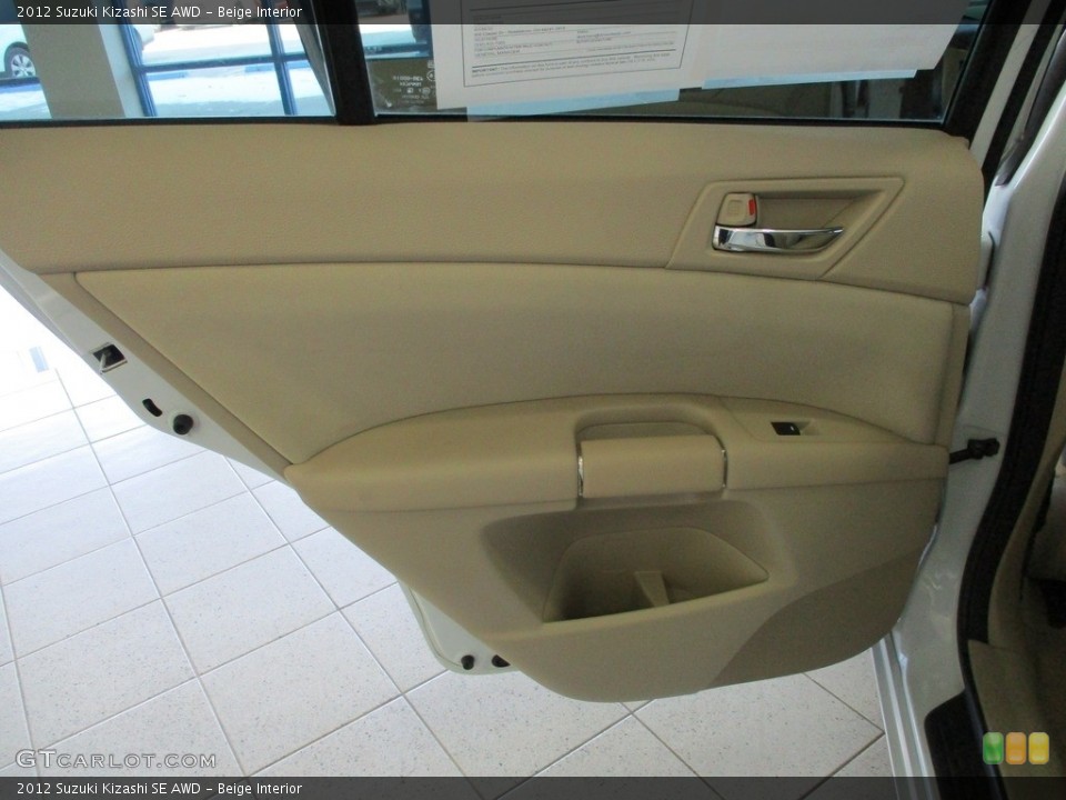 Beige Interior Door Panel for the 2012 Suzuki Kizashi SE AWD #145348324