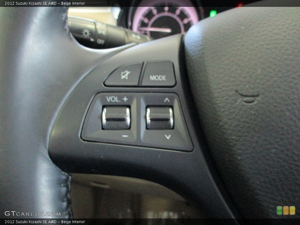 Beige Interior Steering Wheel for the 2012 Suzuki Kizashi SE AWD #145348516