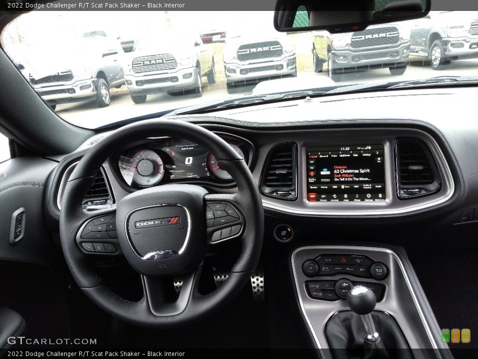 Black Interior Dashboard for the 2022 Dodge Challenger R/T Scat Pack Shaker #145349128