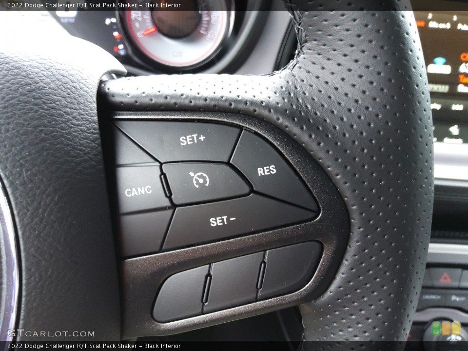 Black Interior Steering Wheel for the 2022 Dodge Challenger R/T Scat Pack Shaker #145349182