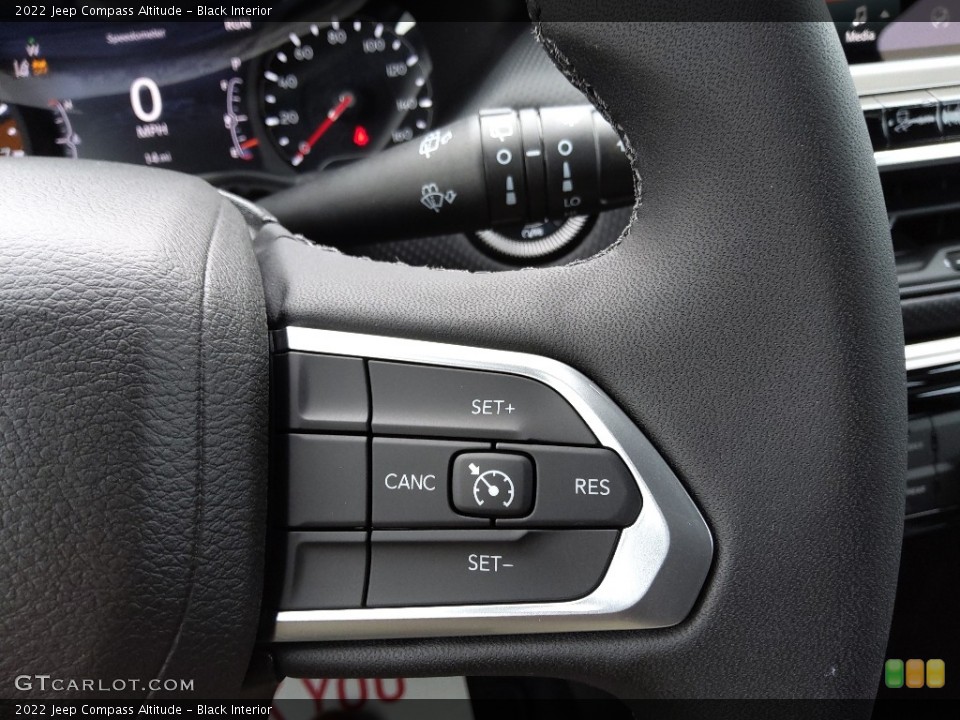 Black Interior Steering Wheel for the 2022 Jeep Compass Altitude #145350034