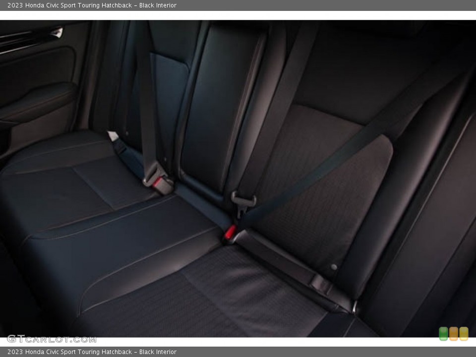 Black Interior Rear Seat for the 2023 Honda Civic Sport Touring Hatchback #145350582