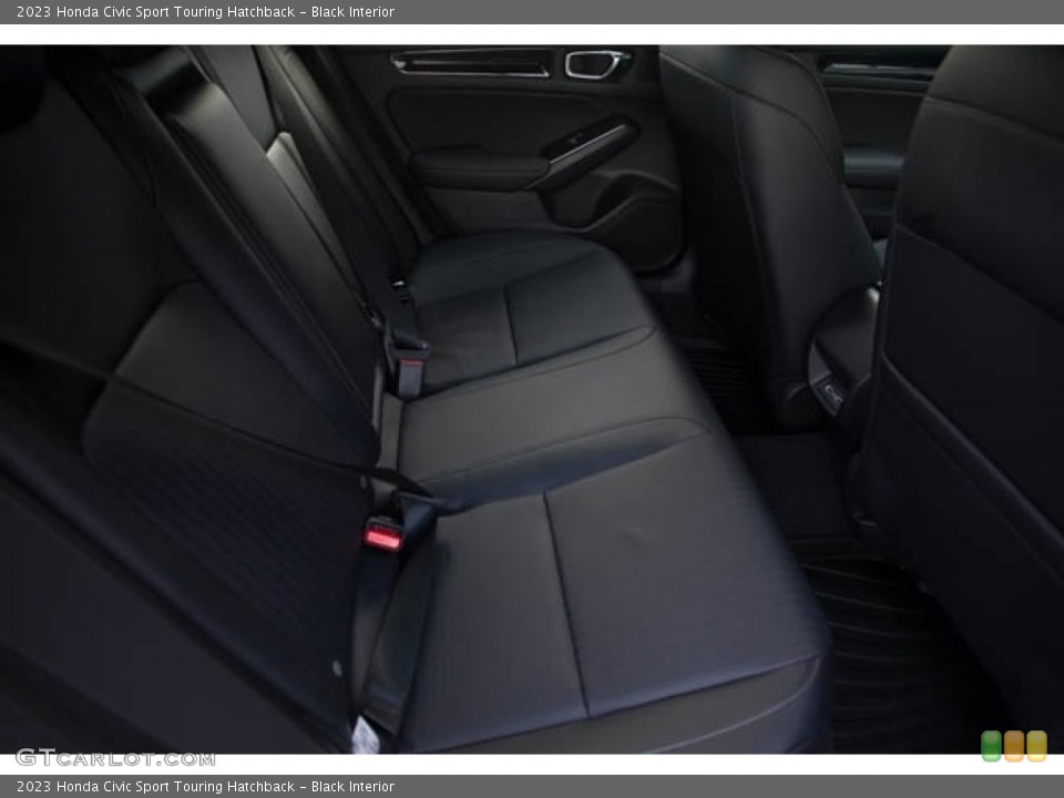 Black Interior Rear Seat for the 2023 Honda Civic Sport Touring Hatchback #145350616