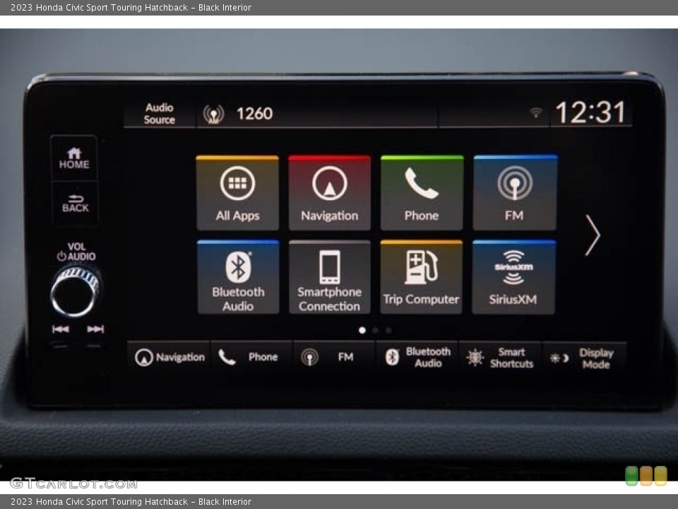 Black Interior Controls for the 2023 Honda Civic Sport Touring Hatchback #145350691