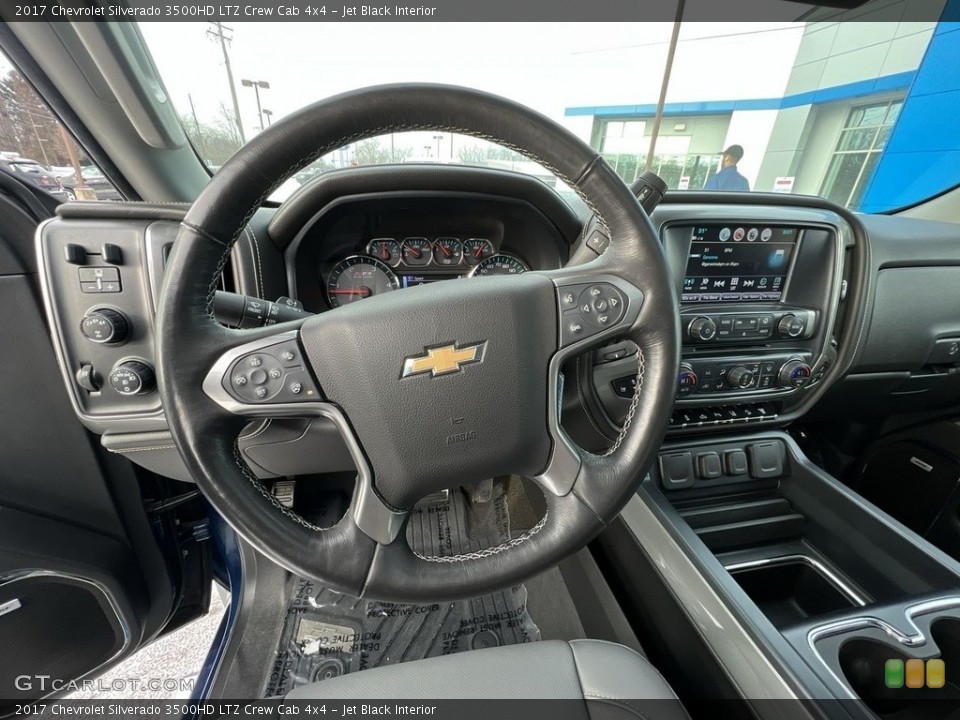 Jet Black Interior Dashboard for the 2017 Chevrolet Silverado 3500HD LTZ Crew Cab 4x4 #145350982