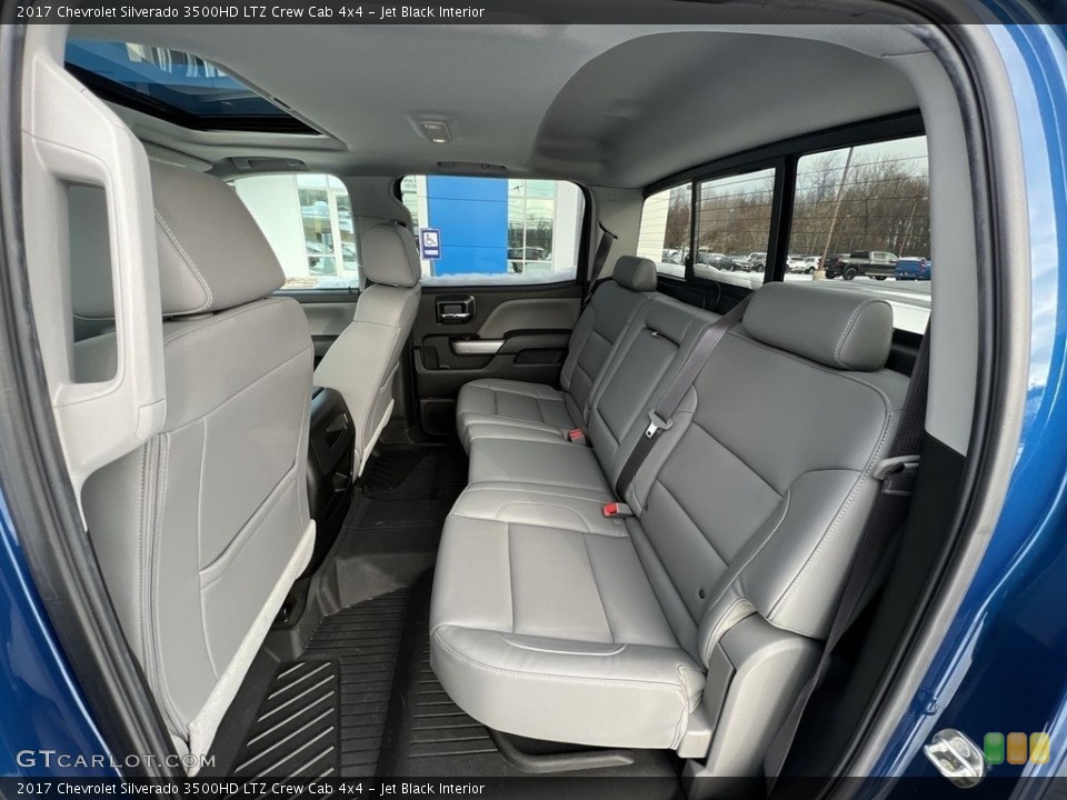 Jet Black Interior Rear Seat for the 2017 Chevrolet Silverado 3500HD LTZ Crew Cab 4x4 #145351177