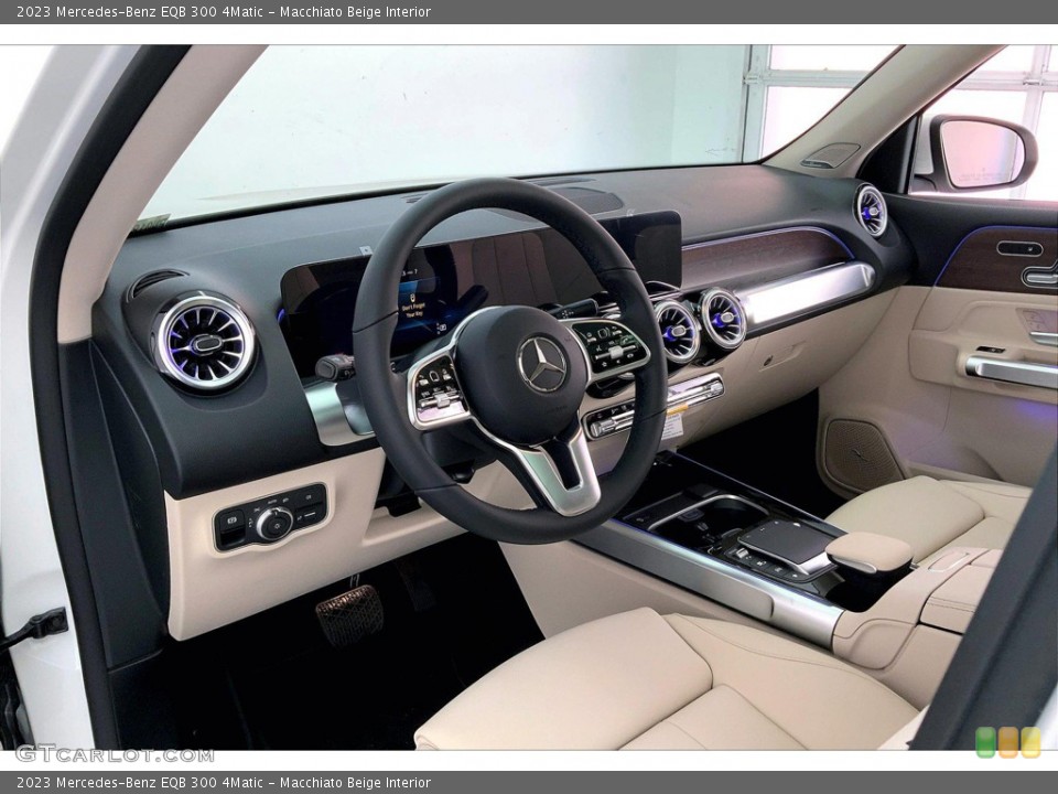 Macchiato Beige Interior Photo for the 2023 Mercedes-Benz EQB 300 4Matic #145351195