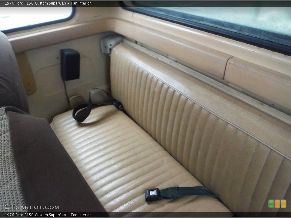 Tan Interior Rear Seat for the 1976 Ford F150 Custom SuperCab #145351561