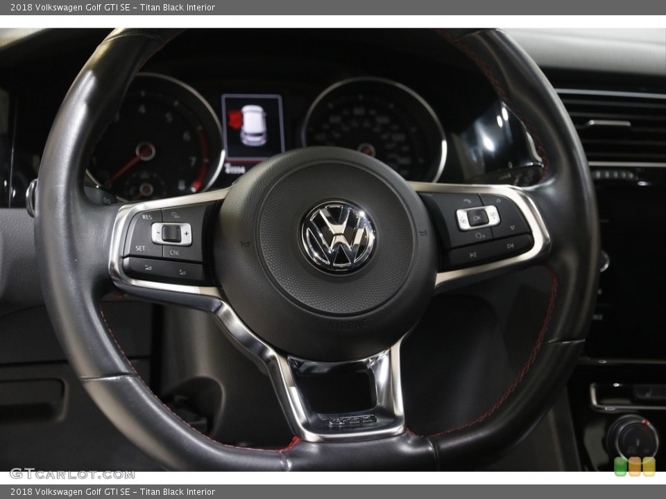 Titan Black Interior Steering Wheel for the 2018 Volkswagen Golf GTI SE #145352443