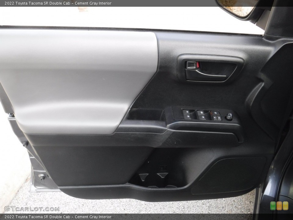Cement Gray Interior Door Panel for the 2022 Toyota Tacoma SR Double Cab #145352585
