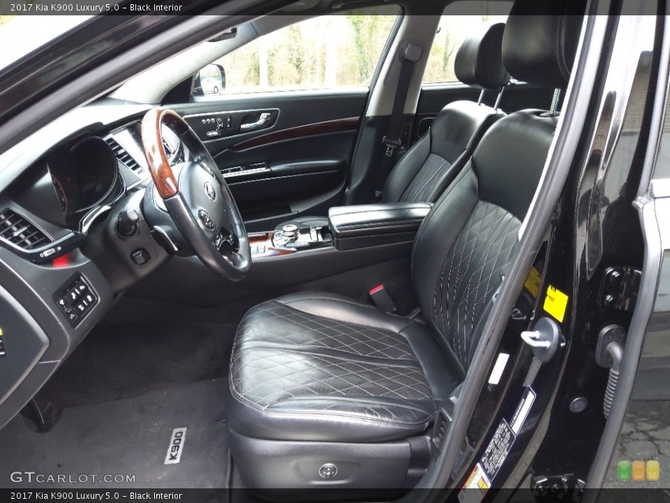 Black Interior Photo for the 2017 Kia K900 Luxury 5.0 #145354971