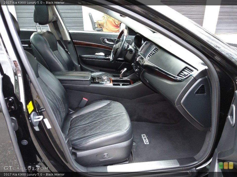 Black 2017 Kia K900 Interiors