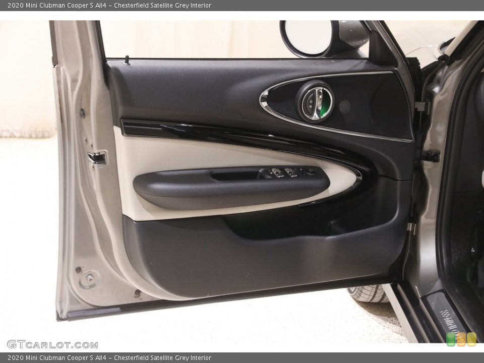 Chesterfield Satellite Grey Interior Door Panel for the 2020 Mini Clubman Cooper S All4 #145355205