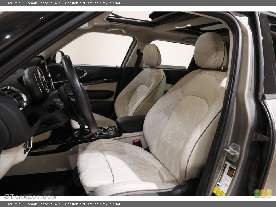 Chesterfield Satellite Grey Interior Front Seat for the 2020 Mini Clubman Cooper S All4 #145355217