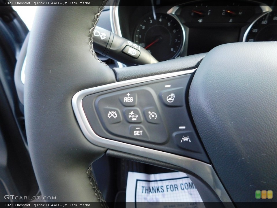Jet Black Interior Steering Wheel for the 2023 Chevrolet Equinox LT AWD #145355256