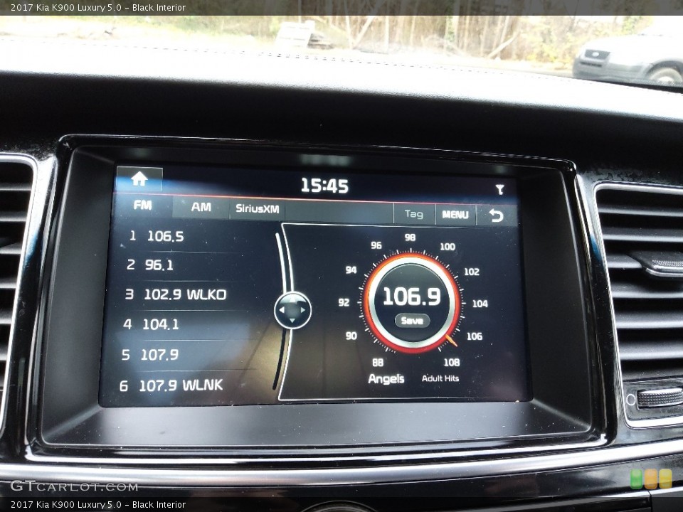 Black Interior Controls for the 2017 Kia K900 Luxury 5.0 #145355319