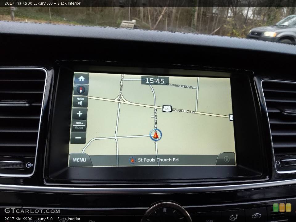 Black Interior Navigation for the 2017 Kia K900 Luxury 5.0 #145355346