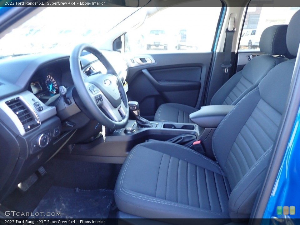 Ebony Interior Photo for the 2023 Ford Ranger XLT SuperCrew 4x4 #145355601