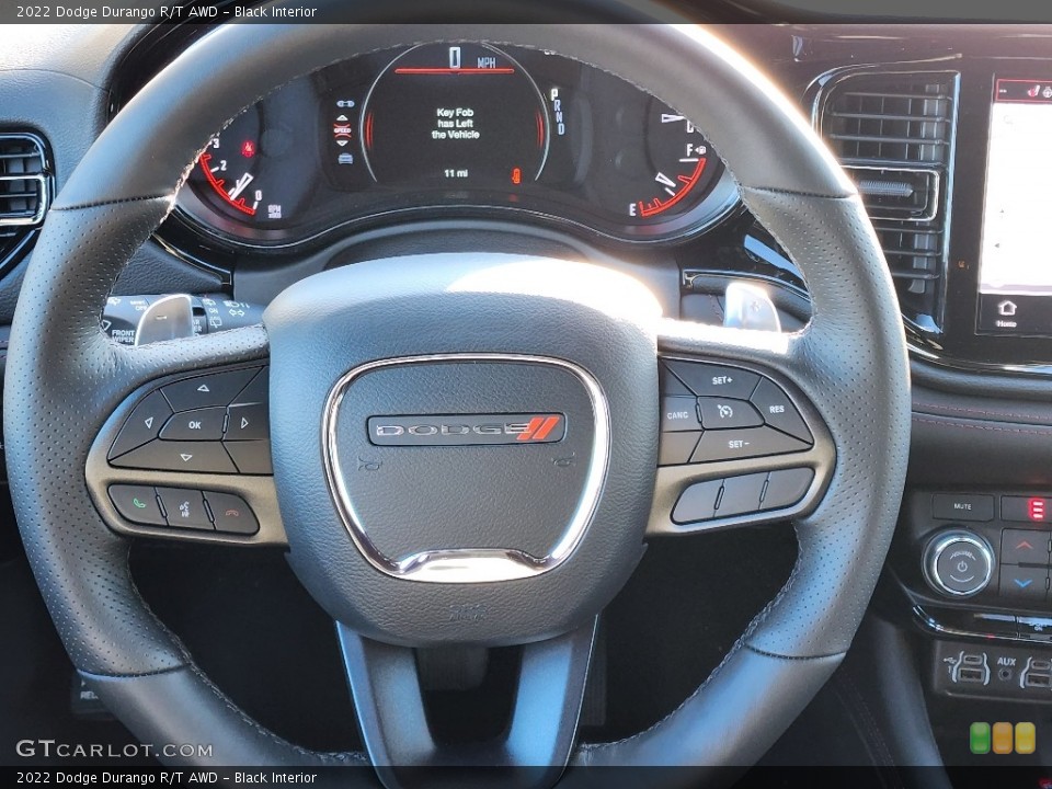 Black Interior Steering Wheel for the 2022 Dodge Durango R/T AWD #145357713