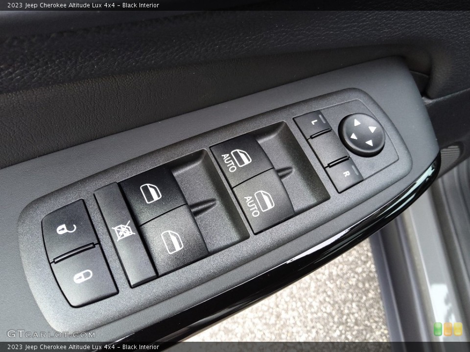 Black Interior Controls for the 2023 Jeep Cherokee Altitude Lux 4x4 #145357851