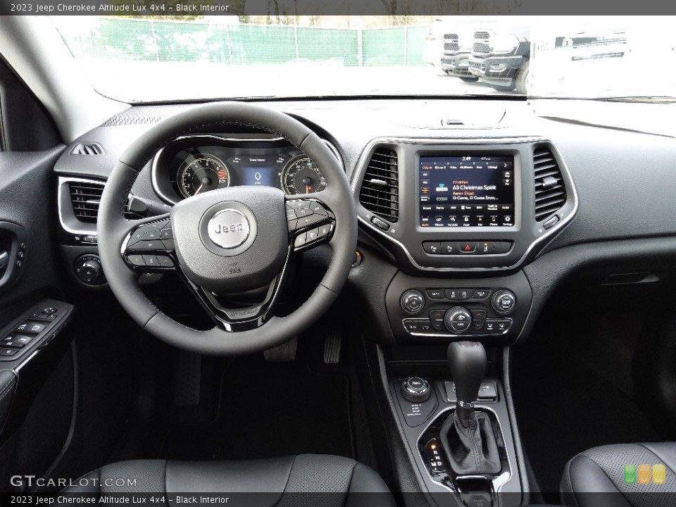 Black Interior Dashboard for the 2023 Jeep Cherokee Altitude Lux 4x4 #145358034