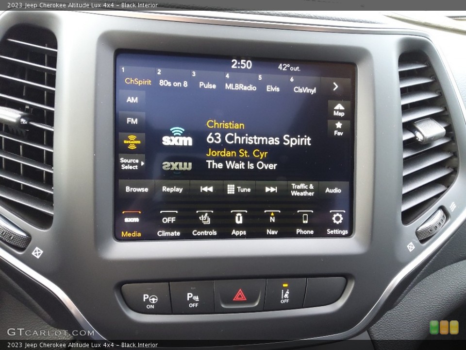 Black Interior Controls for the 2023 Jeep Cherokee Altitude Lux 4x4 #145358193